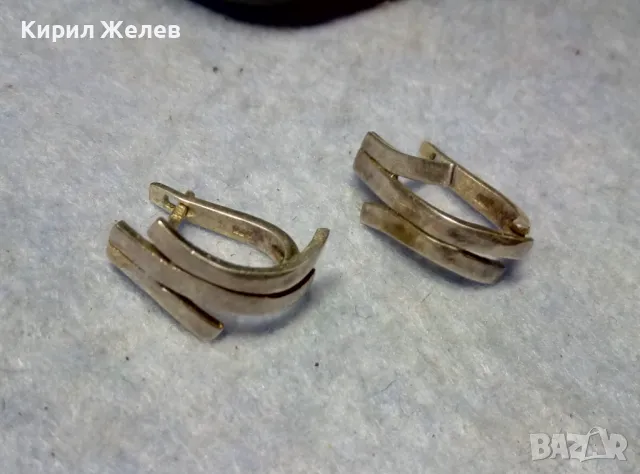 АРТИСТИЧЕН ФЕШЪН МОДЕЛ СРЕБЪРНИ ОБЕЦИ СРЕБРО 925 МАЙСТОРСКА РЪЧНА РАБОТА 48248, снимка 10 - Обеци - 49682876