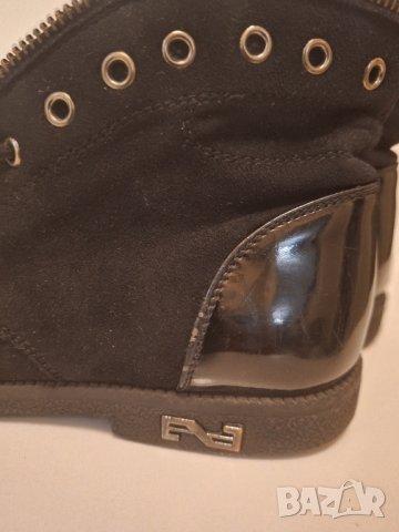 Черни дамски боти,номер 38, снимка 2 - Дамски боти - 43188420