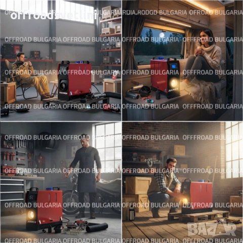 Суха Дизелова Печка HAWEK  8kW за кемпери бусове гаражи 12V 24V 220V, снимка 4 - Аксесоари и консумативи - 53142095