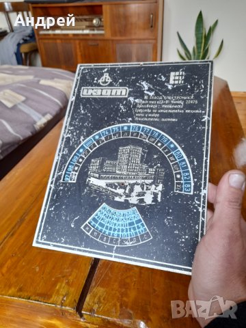 Стар сувенирен календар,Завод Електроника Изот, снимка 5 - Други ценни предмети - 32211531