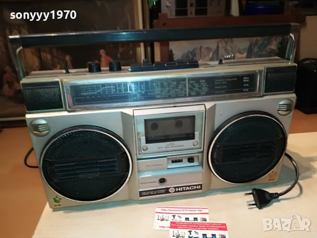 HITACHI TRK-7011E РЕТРО КАСЕТОФОН 0309222038, снимка 5 - Радиокасетофони, транзистори - 37891334