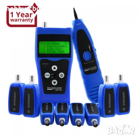 NF-388 Мултифункционален мрежови/LAN кабел тестер с 8 far-end тестови жака, снимка 1