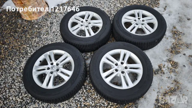 Лизинг TBi 17''Cr-v 225 65 17 Джанти+Зимни Hankook DOT1524 Honda, снимка 4 - Гуми и джанти - 49309515