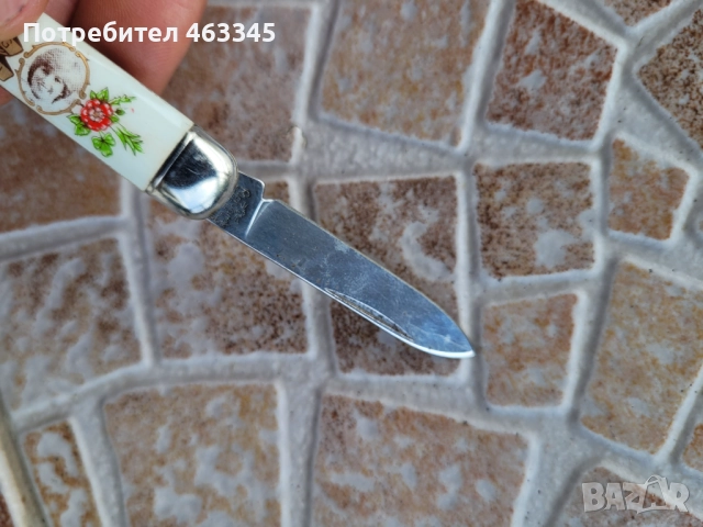 Нож, джобно ножче-17, снимка 7 - Антикварни и старинни предмети - 51632558