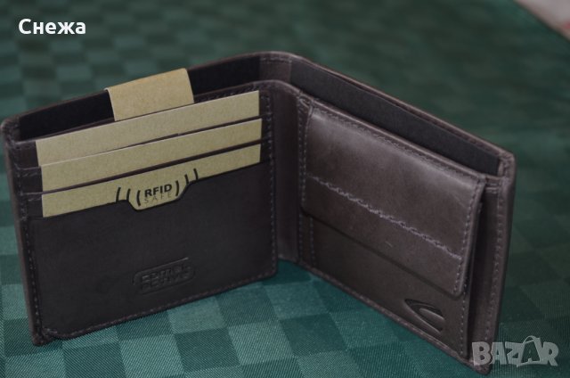 Camel Active Hanoi Jeans с RFID защита малък хоризонтален портфейл