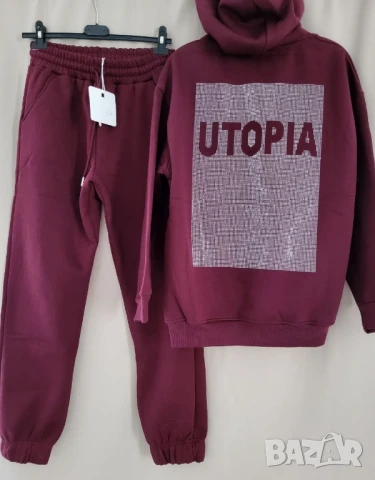 ватирана блуза с камъчета , снимка 3 - Блузи с дълъг ръкав и пуловери - 51174007