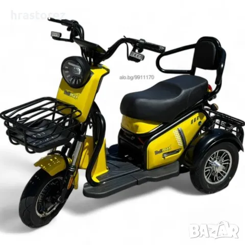 Електрическа Двуместна Триколка PUDDING 1800W - задно задвижване чрез диференциал, снимка 2 - Мотоциклети и мототехника - 48880365