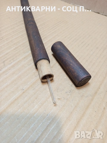 Стар Голям Немски Алкохометър Вид Хидрометър НОМЕР 702., снимка 3 - Антикварни и старинни предмети - 53500887