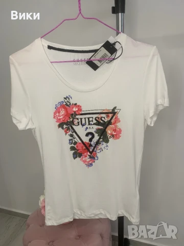 Тениска Guess размер М, снимка 7 - Тениски - 50449528