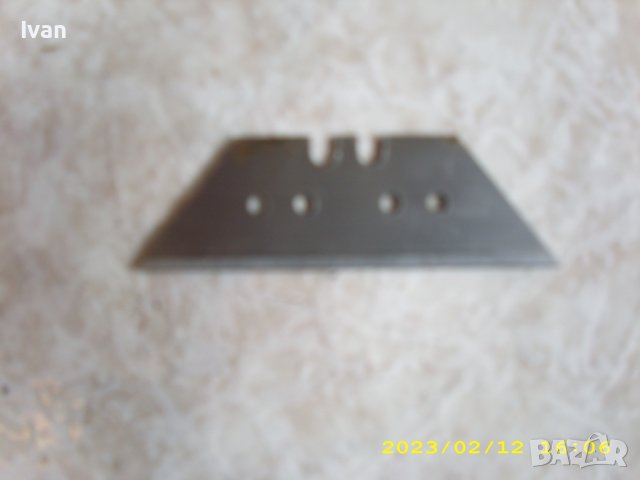 STANLEY-Нови Ножчета/Нож за Ръчен Строителен Шабър-Стъргало-Трапецовидно-60х18мм-Кутия 100 бр, снимка 6 - Други инструменти - 42970103