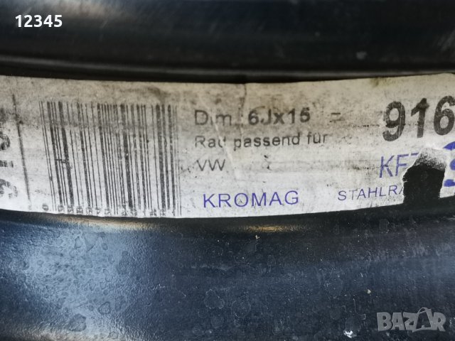 15’’ 5x112 originalni za vw,audi,skoda,seat -№545, снимка 10 - Гуми и джанти - 43056594