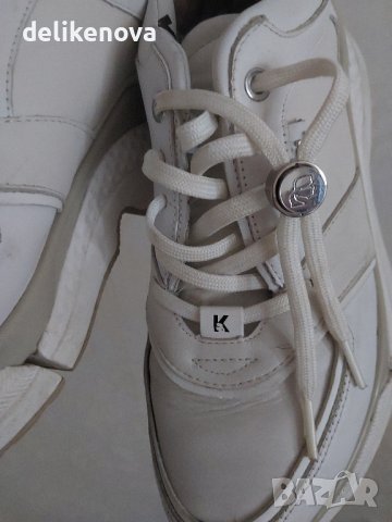 Karl Lagerfeld Oirginal Size 39 100% Агнешка кожа. , снимка 7 - Маратонки - 43517001