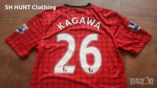 NIKE MANCHESTER UNITED KAGAWA Football T-Shirt Размер S оригинална футболна тениска 27-67, снимка 3 - Тениски - 53296960