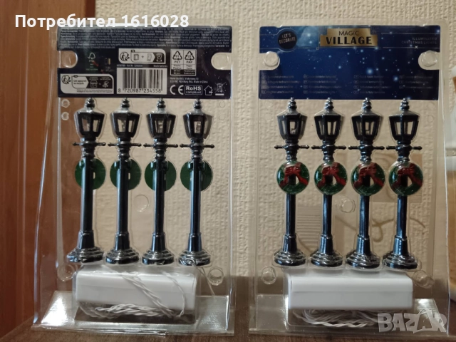 Комплект светещи фенери на MAGIC VILLAGЕ., снимка 3 - Декорация за дома - 48005638