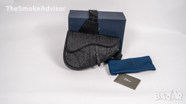 Чанта Dior Gravity от кожа и черен гранулиран телешки набук, снимка 7 - Чанти - 52299168
