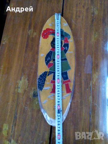 Стара дървена декорация,Котаракът в чизми, снимка 5 - Други ценни предмети - 28310044