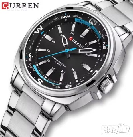 Мъжки модерни, бизнес кварцови часовници с динамична визия в четири лица!, снимка 10 - Мъжки - 53576242