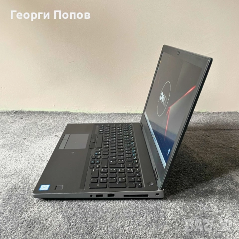 i7-9850H, 32GB RAM, Nvidia Dell Precision 7540, 512 NVMe + 1TB HDD, снимка 5 - Лаптопи за работа - 52679821