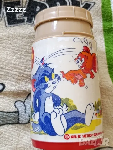 ретро хавлия и термос Том и Джери , снимка 4 - Колекции - 49715151