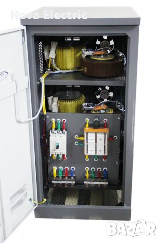 Автоматичен Стабилизатор На Ток 60KW BULPOWER С LED ДИСПЛЕЙ, снимка 6 - Генератори - 39402195