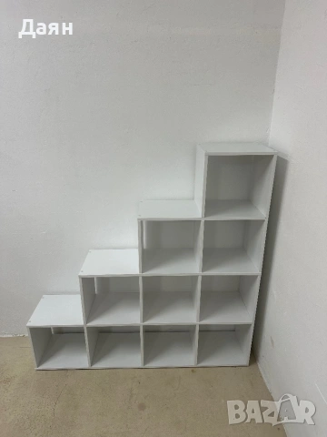 Етажерка VASAGLE Стълба 10 Cube, библиотека , снимка 7 - Етажерки - 53281468
