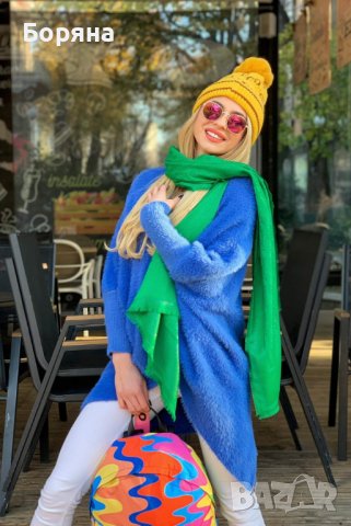 НАМАЛЕН - Нов пухкав пуловер бутик Vision, снимка 12 - Блузи с дълъг ръкав и пуловери - 38572644