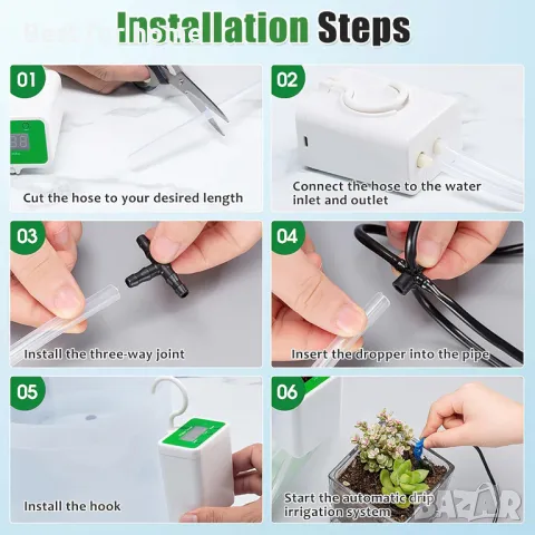 Система за автоматично напояване/ поливане на растения Senprity, снимка 6 - Напояване - 47552664