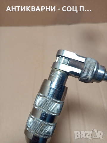 Стара Английска Тресчотна Ръчна Бормашина Маткап. , снимка 6 - Антикварни и старинни предмети - 52794918