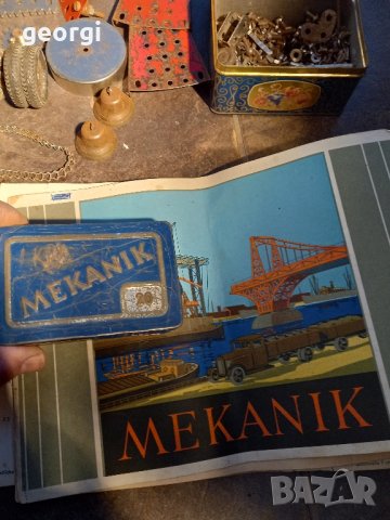  Стар немски конструктор Mekanik, снимка 3 - Антикварни и старинни предмети - 43803999