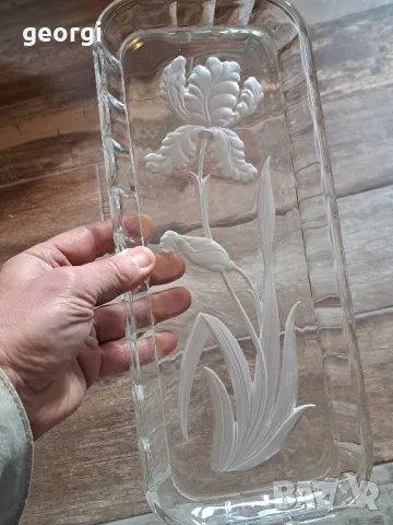 Стъклено плато поднос   17/1