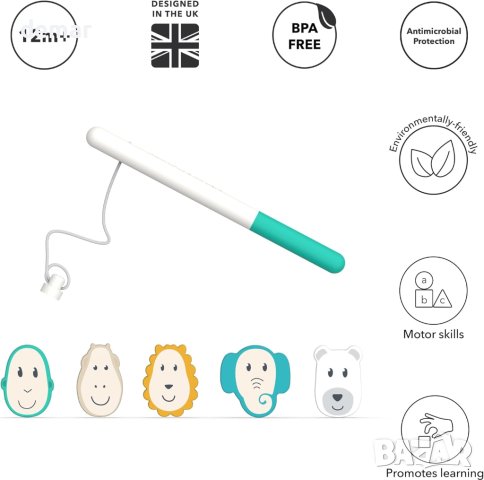 Антимикробна бебешка играчка за баня, сензорна игра за риболов, 1+ години, снимка 2 - Образователни игри - 43719040