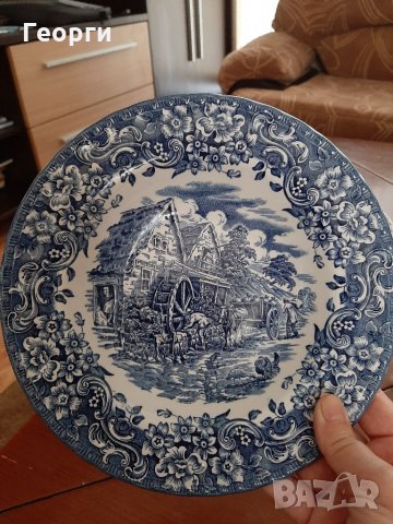 Дълбока порцеланова чиния Royal Tudor Ware, снимка 3 - Чинии - 33306491