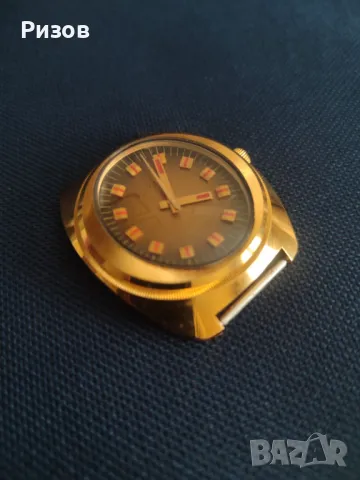Позлатен часовник Чайка - НОВ, снимка 2 - Мъжки - 48085968