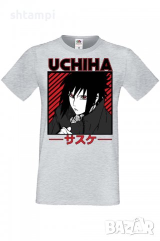 Мъжка тениска Naruto Sasuke Uchiha 02,Анимация,игра,Празник,Повод,, снимка 5 - Тениски - 38121995