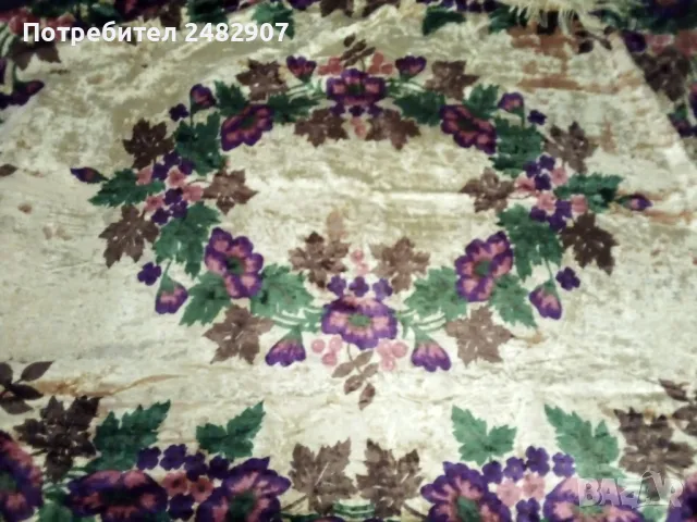 Плюшена покривка - ретро, снимка 10 - Покривки за маси - 48481752