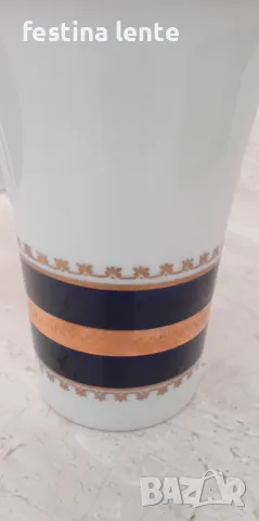 Порцеланова винтидж ваза, снимка 2 - Други ценни предмети - 47505988