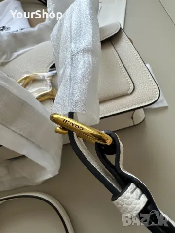 Дамска чанта Coach Tabby 26 Beige, снимка 9 - Чанти - 48471454