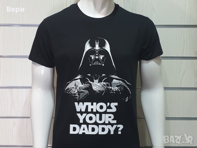 Нова мъжка тениска с дигитален печат Дарт Вейдър, Междузвездни войни, снимка 2 - Тениски - 28264053