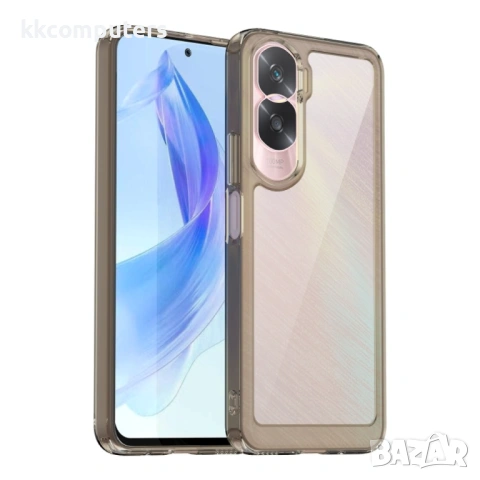 Honor 90 Lite Силиконов Калъф Transparent TPU и Протектор, снимка 4 - Калъфи, кейсове - 53140064