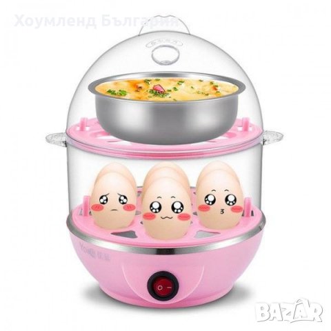 Гаранция! Яйцеварка с 1 или 2 нива - уред за бързо варене на 14 яйца, снимка 5 - Кухненски роботи - 26782394