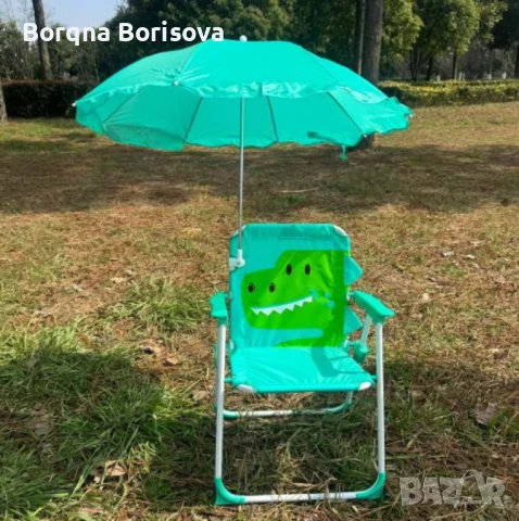 Детски сгъваем стол с чадър , снимка 2 - Столове - 50907568