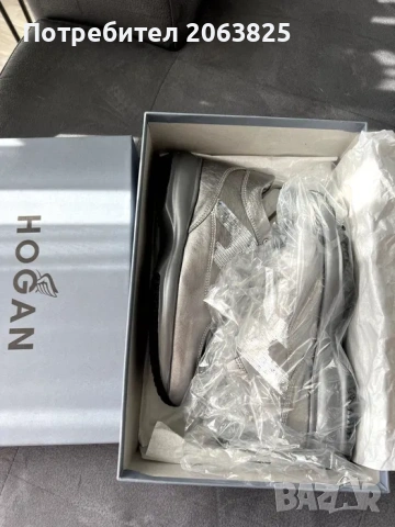 Обувки Хоган Hogan 39 номер естествена кожа сребърни, снимка 3 - Дамски ежедневни обувки - 53202592