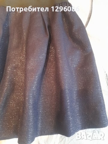 Разкроена къса пола с ламе, снимка 2 - Поли - 43253503