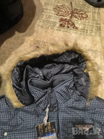 яко зимно с пухена качулка , снимка 2 - Якета - 48266794