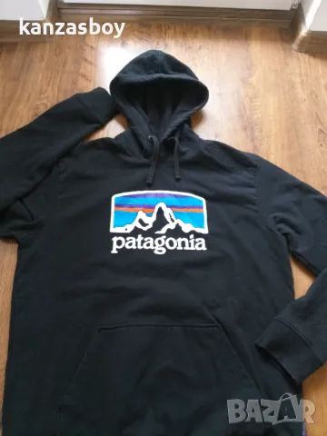 Patagonia M's Fitz Roy Horizons Uprisal Hoody - страхотно мъжко горнище L, снимка 4 - Спортни дрехи, екипи - 47766943