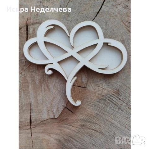 Материали за Св.Валентин от бирен картон, снимка 2 - Други - 52988394