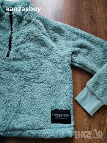 calvin klein - дамско шерпа горнище КАТО НОВО М, снимка 5 - Блузи с дълъг ръкав и пуловери - 52654342