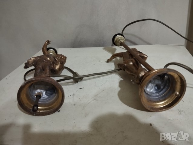 Две барокови лампи - комплект, снимка 8 - Настолни лампи - 43242871
