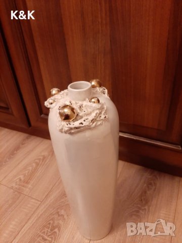 Керамична  ваза  ръчна изработка., снимка 3 - Вази - 35558929