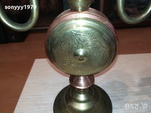 ДВА СВЕЩНИКА ОТ ФРАНЦИЯ 0801240852, снимка 7 - Антикварни и старинни предмети - 43706925